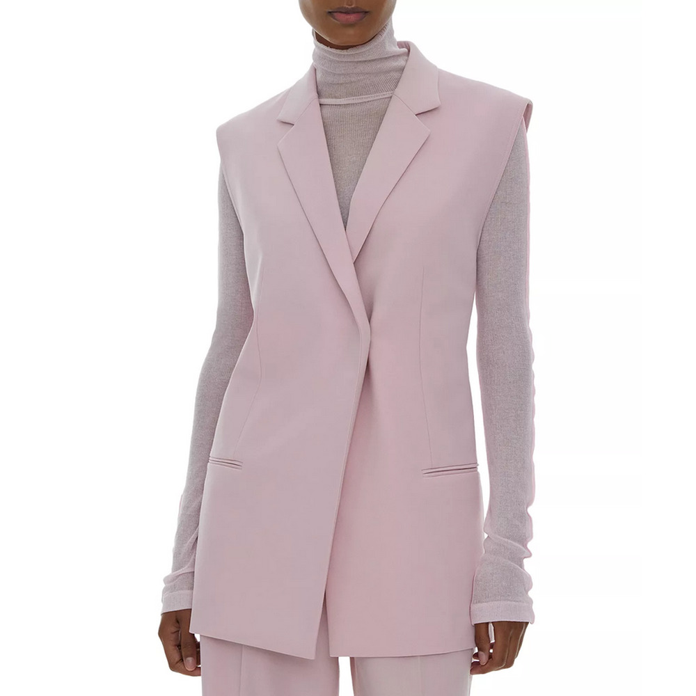 Helmut Lang Blazer Vest Lucid Pink Size 4 3843